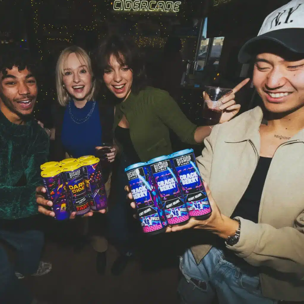 group of friends grabbing a 6-pack to-go